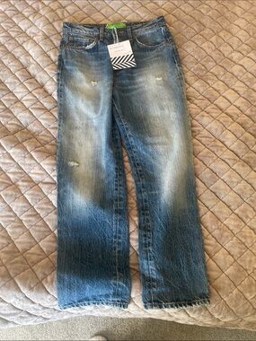 SR vs. Sandrine Rose Women’s Distressed Blue Denim Jeans
